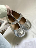 Zapatos Mary Jane planos de fondo francés, con punta redonda, boca poco profunda, estilo retro, para mujer. - details 15