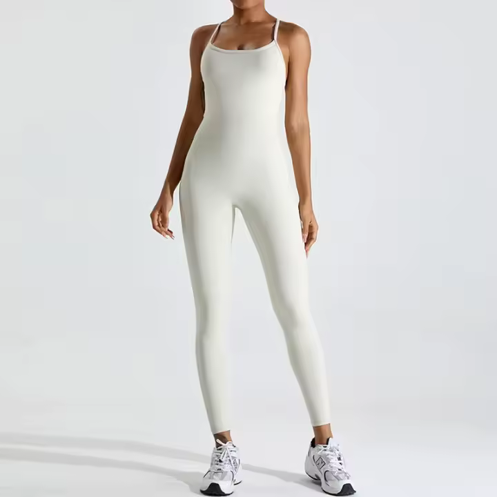 Traje de Yoga para Mujer Casual de Un Piezo con Efecto Adelgazante para Danza y Gimnasio Ropa Deportiva de Nylon Ideal para Primavera y Verano - 1