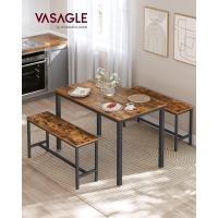 Conjunto de Mesa de Comedor y Sillas Juego de 3 Piezas Mesa de 70 x 110 x 75cm - details 1