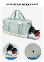 Bolsa de Deporte y Fitness para Mujeres Bolsas de Yoga para Entrenamiento en Seco y Húmedo Bolsa de Hombro para Viajes al Aire Libre Bolsa de Mano para Zapatillas de Natación - details 5