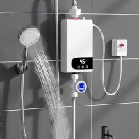 Calentador de agua instantáneo de 4500W, grifo instantáneo, grúa de agua caliente, LED, Digital, enchufe de la UE - details 3
