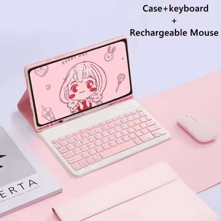 Funda magnética para teclado de tableta Samsung Tab S8/S7, 11 pulgadas, ratón, Bluetooth, inalámbrico, Español - 1