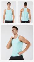 Camiseta de maratón para, camiseta deportiva, camiseta sin mangas para, ropa de gimnasio, camiseta de entrenamiento deportivo - details 21