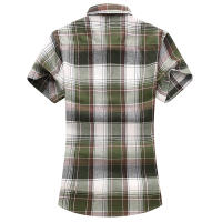 Camisas informales a cuadros para hombre, camisas clásicas de manga corta, camisas de vestir a la moda, 7XL, novedad de verano - details 17