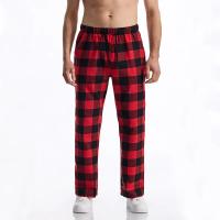 Pantalón à carreaux pour hommes, décontracté, avec cordon de serrage, droit, Harajuku, Hip-hop, pour l'extérieur, quotidien, nouvelle collection été - details 15