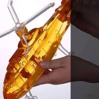 Whisky Decanter 750ml Glass Bourbon Tools Helicopter Shaped for Restaurant