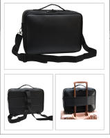 Bolso de maquillaje femenino de cuero Pu impermeable y resistente a los arañazos, estuche de maquillaje profesional de gran tamaño, Nuevo - details 10