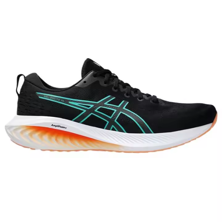 ZAPATILLAS DE RUNNING Leten GEL-EXCITE 10 PARA HOMBRE EN NEGRO/VERDE OLA - 1