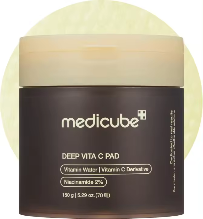 Medicube Zero 2.0, almohadillas de tóner facial de doble textura para exfoliación y poros con 4,5 % de ácido láctico AHA y 0,45 % de ácido salicílico BHA, - 1