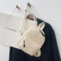 Mochila holográfica de nailon coreano para mujer, bolsa escolar pequeña informal de Color sólido, bolsa de viaje para adolescentes, bolsa escolar para estudiantes - details 7