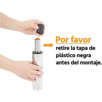 Silla Giratoria de Oficina Sillón de Trabajo con Respaldo Tapizado Asiento Sintético Altura Ajustable Negro - details 45