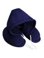 Almohada de avión en forma de U con capucha, suave y cómoda, almohada de viaje para el cuello - details 4