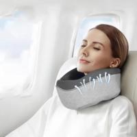 Almohada de Viaje Portátil en Forma de U Almohada de Espuma Viscoelástica Ajustable para el Cuello para Dormir y Viajar - details 3