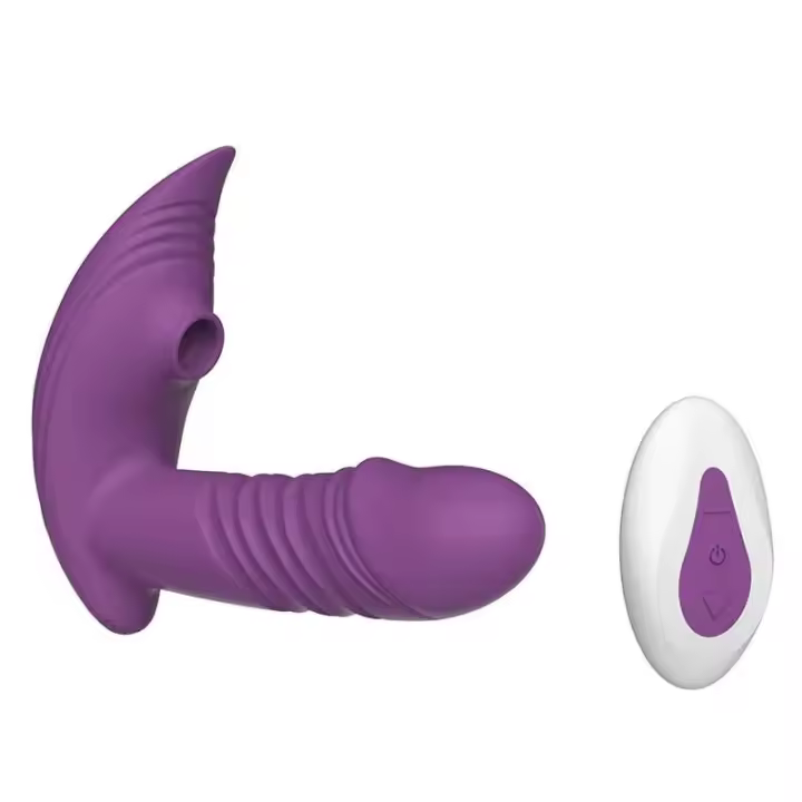 Vibrador de succión de clítoris 2 en 1 con 10 modos, Juguetes sexuales para mujeres, consolador telescópico de 3 velocidades, estimulación del punto G vaginal, producto para adultos - 1