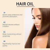 El nutritivo nutre naturalmente el cabello, dejándolo esponjoso, suave, brillante y fuerte. Es un aceite hidratante para - details 9