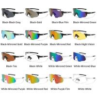 Gafas de sol deportivas para hombre y mujer, lentes de ciclismo con protección UV, resistentes al viento, para moto y bicicleta - details 0