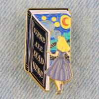 Broche de Cielo Estrellado Pin de Esmalte de Cuento de Hadas para Mochilas y Ropa - details 3