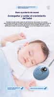 musica para dormir bebe regalo cumpleaños Portátil maquina de ruido blanco - details 12