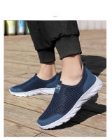 Zapatos informales de malla de aire para hombre, zapatillas ligeras transpirables sin cordones, mocasines cómodos, moda de verano - details 13