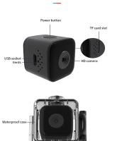 Minicámara de 1080P con cubierta impermeable, cámara inteligente HD de visión nocturna para interiores, Monitor de vigilancia de seguridad, grabadora - details 10