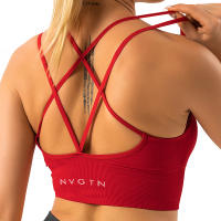 Nvgtn-Sujetador sin costuras para mujer, Top de licra, elástico, transpirable, realce de pecho, ropa interior deportiva de ocio - details 10