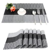 Mantel individual de PVC, antideslizante, resistente al desgaste, lavable, resistente al calor, fácil de guardar, 30x45 cm - details 6