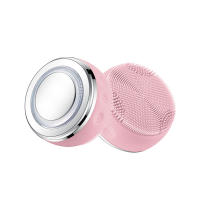 Limpieza Facial Ultrasonica Mini Escrubador Masajeador Eléctrico De Silicona Escoba De Limpieza Facial Sonic Vibrating - details 0
