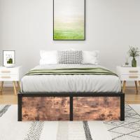 Cama de Metal Moderna Marco de 140 x 200 cm Montaje Fácil Ideal para Adultos, Niños, Adolescentes - details 18