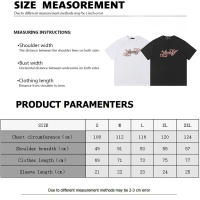 Las mejores camisas casuales básicas de moda de verano, camisetas holgadas de algodón puro para hombres y nuevas camisas de manga corta para parejas con estampados de logotipos en la parte delantera. - details 17