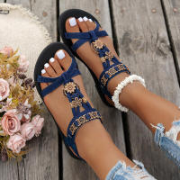 Nuevas sandalias planas de estilo elegante y cómodo para mujer de talla grande - details 0