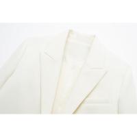 BUNO-Chaqueta corta informal con cinturón para mujer, abrigo corto de estilo europeo y americano, novedad de primavera, 2025 - details 11
