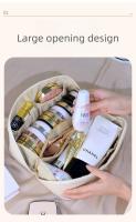 Bolsa de maquillaje de viaje, caja de almacenamiento, organizador de cosméticos, contenedor de plástico para tocador de baño y hogar - details 2