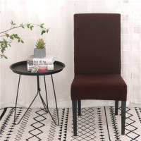 Cubierta de Silla de Spandex Ajustable Colores Sólidos para Comedores y Cocinas - details 13