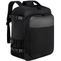 Mochila de viaje para aerolínea 40x20x25 resistente al agua y al desgaste con manguera de tela nylon forro de dacron bolsillo para carga USB y antirrobo - details 10