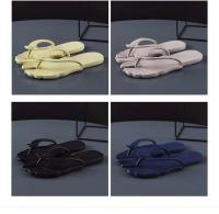 Zapatillas de viaje plegables portátiles para mujer, chanclas de playa antideslizantes, diseño desmontable, baño de natación estampado transpirable - details 6