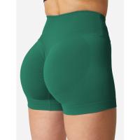 Pantalones cortos deportivos de cintura alta sin costuras para mujer de ropa deportiva - details 6