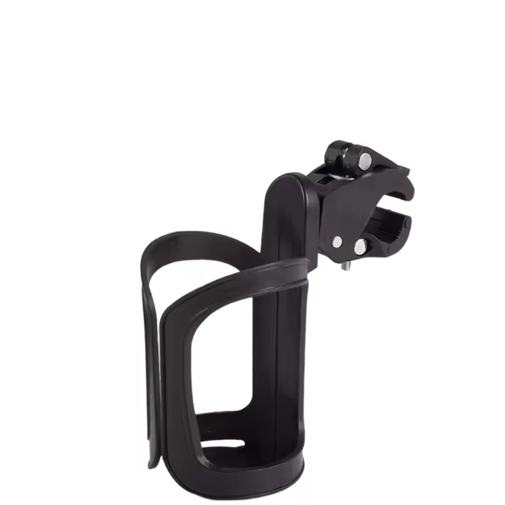 Portavasos giratorio antideslizante para cochecito de bicicleta, portavasos de leche, portabotellas para Buggy, accesorios para cochecito de bebé - 1