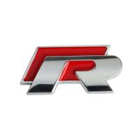 1 Uds. Parachoques delantero y trasero del maletero del coche, pegatinas decorativas con emblema R-e para VW R e Golf 6 7 Touran Touareg Polo - details 4