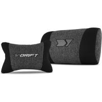 DR90 - Silla Gaming Profesional, Tejido Transpirable, reposabrazos 2D Acolchado, Base Nylon Reforzado, pistón Clase 4, cojín Lumbar y Cervical, Color Gris/Blanco - details 32