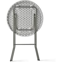 Mesa Plegable Portátil Multifuncional, 84x84x74cm, Cuadrada, Blanco - details 16