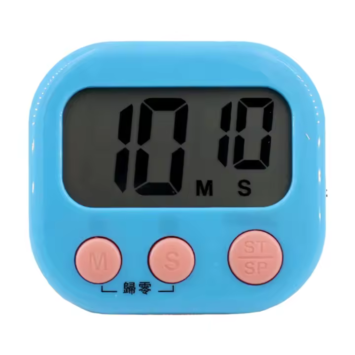 Temporizador Digital para aula, Control de botón, pantalla clara, temporizador de Cuenta atrás portátil para niños para estudio, cocina - 1