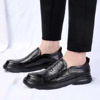 Nuevos zapatos informales de negocios de otoño, zapatos individuales de suela gruesa de cuero genuino de alta gama para hombres - details 7