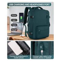Mochila para maleta de cabina Ryanair para mujer, equipo de mano impermeable con USB - details 58