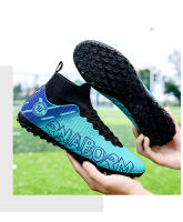 Zapatos de fútbol TF/FG para hombre, botas de fútbol de tobillo alto para niños pequeños, hierba antideslizante para exteriores, zapatillas de entrenamiento Multicolor, nuevas - details 29