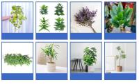 Sábanas persas artificiales de 56cm y 15 tenedores, plantas de plástico, materiales de pared, palmeras falsas verdes, decoración del hogar para hoteles, - details 0