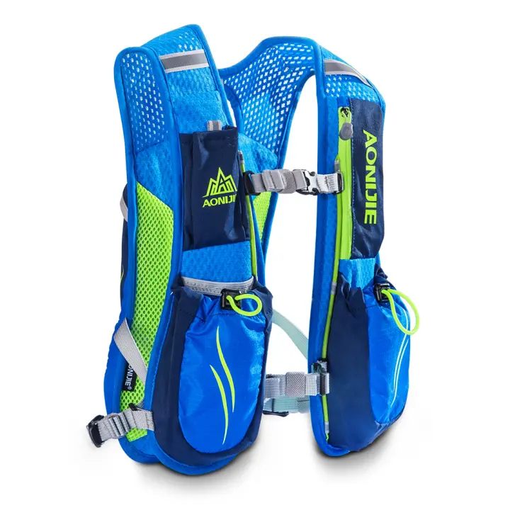 Mochila de Deporte AONIJIE E885 para Senderismo y Camping con Arnés de Chaleco Bolsa para 1.5L y 5.5L Ideal para Carreras de Maratón - 1
