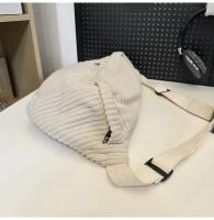 Riñonera de gran capacidad para mujer, bolsos de hombro tipo bandolera, riñonera informal, bolso sencillo para teléfono, riñonera de pana, bolso de plátano para mujer - details 30