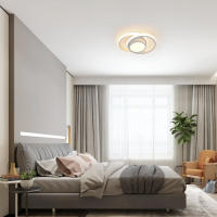 Goeco Lámpara de Techo LED Estilo Nórdico Iluminación Moderna 32W Plafón Redondo - details 2