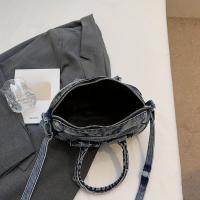 Bolso Cruzado de Denim Vintage Estiloso Gran Capacidad, Correa Ajustable, Cierre de Cremallera, Bolso Casual para Uso Diario - details 7