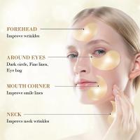 60 parches de colágeno dorado de 24K, parche para ojos, mascarilla Facial hidratante antienvejecimiento para ojeras, mascarilla para ojos de algas hialurónicas pro-xilano - details 8